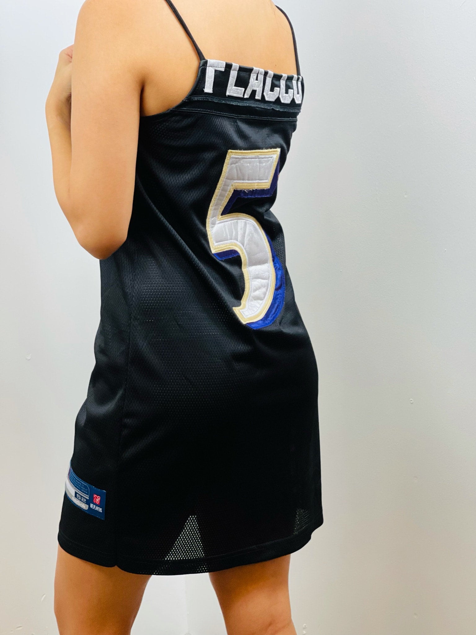 Baltimore Ravens Hella cool NFL Reworked Jersey Dress Knee Deep