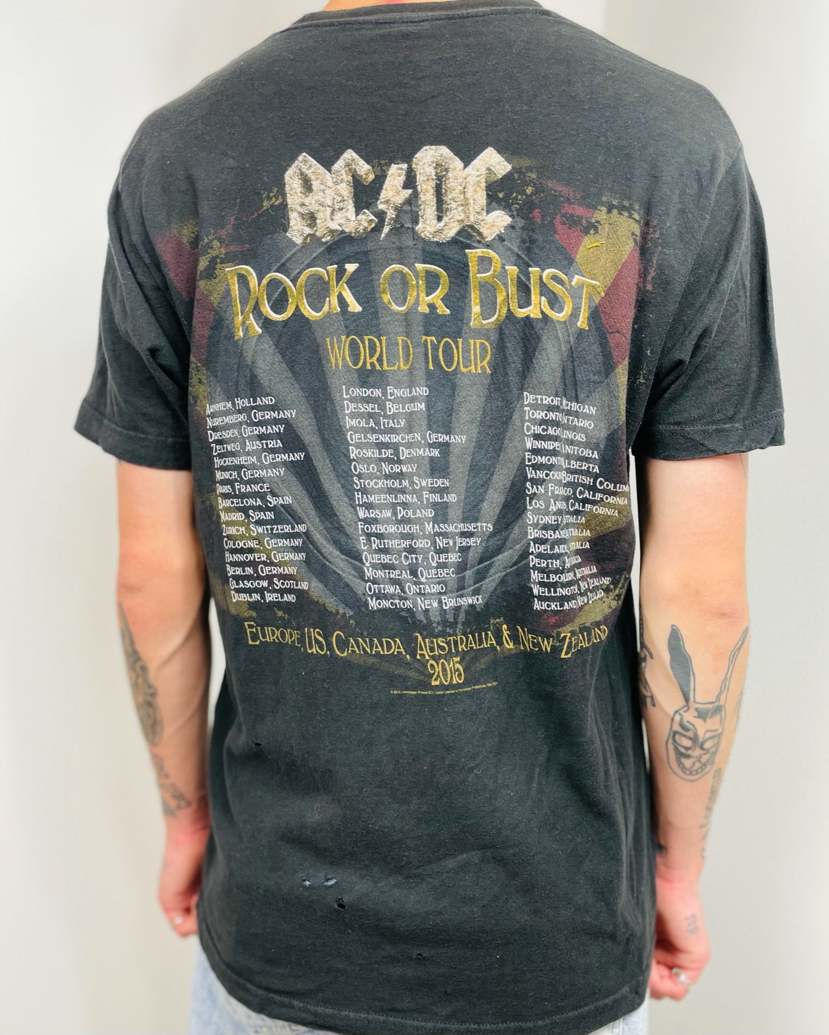 AC/DC Rock or Bust 2015 Tour Tee | Knee Denim